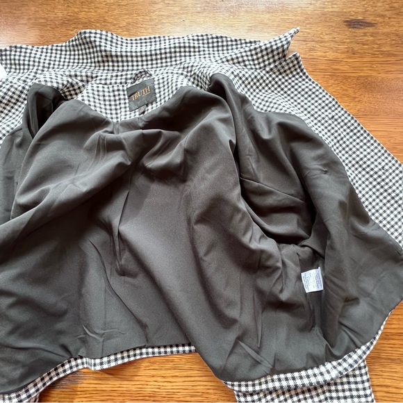 ⭐️ Truth by Republic Cropped Houndstooth Jacket Size 10 - Picture 8 of 15